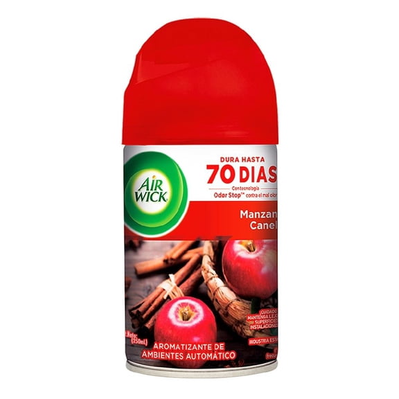 Repuesto de aromatizante ambiental Air Wick Freshmatic manzana canela 250 ml
