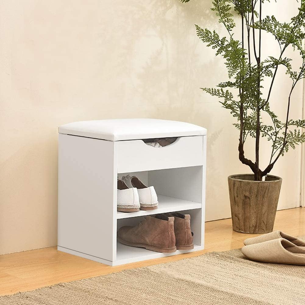 Vasagle Cubbie Shoe Cabinet Storage Bench With Cushion Adjustable Shelves Holds Up To 440lb White Ulhs10wt Com Vasagle Cubbie Shoe Cabinet Storage, Vasagle Cubbie Shoe Cabinet Storage Bench With Cushion