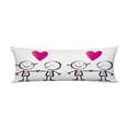 thumbnail image 1 of ABPHQTO Fundas de almohada para el cuerpo del día de San Valentín Funda de almohada Funda de almohada protectora 50x150 cm, 1 of 1