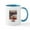 White/Blue Inside, variant on CafePress - Power Rangers Munchin Time - 11 oz Ceramic Mug - Novelty Coffee Tea Cup