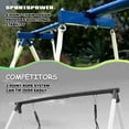 thumbnail image 3 of Sportspower Fairview Swing Set with 2 Swings, Rocking Horse, Mini Trampoline, Lifetime Warranty on Blow Molded Slide, and Bonus Anchor Kit, 3 of 8