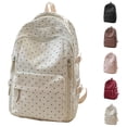thumbnail image 1 of Weebloom Large School Backpack For Kids Boys Girls Waterproof Polka Dot School Bag Bookbag Middle High School College Cute, 1 of 5