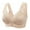 Beige, variant on Naughtyhood Woman's Bra Embroidered Glossy Comfortable Breathable Underwear No Rims Intimates