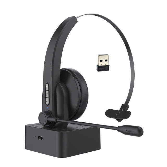 Auriculares inalámbricos de 2,4 GHz para centro de llamadas Auriculares en la oreja con mi MABOTO Auriculares