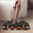 thumbnail image 4 of 1pc Halloween Pattern Absorbent Non-Slip Bathroom Thickened Flannel Rug Decor,Soft,Quick Drying,Suitable For Indoor/outdoor Use,Bathrooms,Bedrooms,Kitchens,Terrace,Laundry Rooms,16"x24", 4 of 9