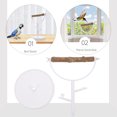 thumbnail image 4 of Weiweiguan 1Pc Bird Perch Parrot Training Stand Bird Grinding Perch Chewing Wood Rod with Plastic Base, 4 of 6