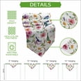 thumbnail image 5 of Birds Floral Table Runner Linen Burlap Table Runner 60 Inches Long Spring Flowers Pastoral Tree Branch Dresser Scarves for Kitchen Island Coffee Dining Party Wedding Banquet Holiday Decor 13"x60", 5 of 8
