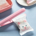 thumbnail image 3 of Mini Portable Heat Sealing Machine Food Vacuum Sealer Seal Packing Plastic Impulse Sealer Household Bag Clips Handheld us plug, 3 of 6