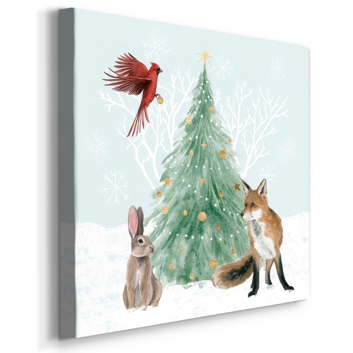 Christmas in the Forest I- Gallery Wrapped Canvas