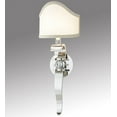 thumbnail image 4 of Meyda 142037 8.5 in. Helena Wall Sconce, Polished Nickel, 4 of 4