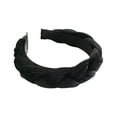 thumbnail image 2 of Ajshakl Happy New Year Headband, Braided Hair Band Velvet Headband Women'S Wide Vintage Padded For Women And Girls, Black, 2 of 4