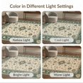 thumbnail image 7 of ODIKA 8'x10' Washable Area Rug Vintage Boho Faded Traditional Center Motif Distressed Border for King Size Bedroom Under Bed, Master Suite, Non-Shedding, Easy Care, 7 of 7
