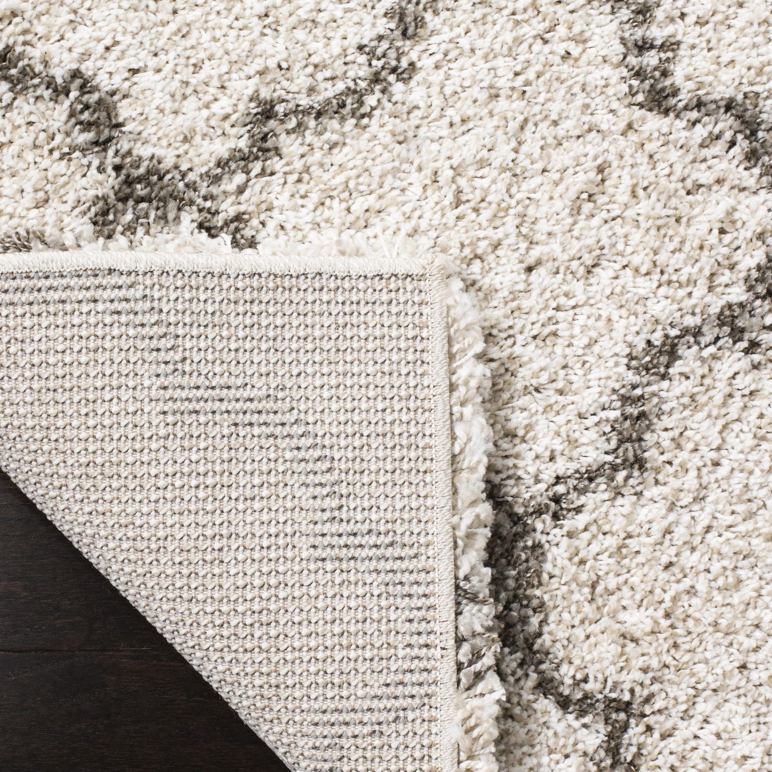 Safavieh Hudson Jaye Tapis Géométrique Shag