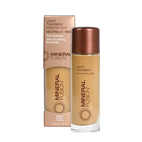 Mineral Fusion Liquid Foundation, Neutral 4, 1 Fl Ounce