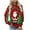 #0318-Red, variant on Womens Christmas Sweatshirt Cute Santa Claus Graphic Holiday Shirts Men Women Casual Crewneck Long Sleeve Loose Ath Gift letic Tops