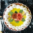 thumbnail image 6 of HONMEET Orange Artificial Rose Flowers for Home Decor, Burnt Orange Faux Roses, Elegant Floral Arrangement for Indoor Decoration, 6 of 6
