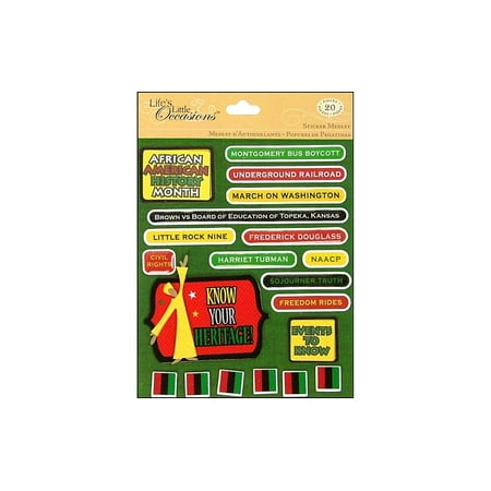 - K&Co Sticker Life's Little Occ African Heritage