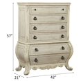 thumbnail image 4 of ACME Ragenardus Wood Bombay Chest Antique White, 4 of 4