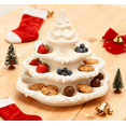 thumbnail image 5 of Christmas Tree Deviled Egg Holder, 3-Tier Platter, Festive Appetizer Tray for Xmas Holidays, Parties & Family Gatherings, 5 of 6