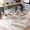 Grey, variant on 78" Modern Dining Table with Heavy-Duty Metal Legs, Farmhouse Kitchen Table for 6-8 Family, Gray Wood Top with Spindle Design for Dining Room, Home Office, Apartment
