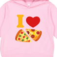 thumbnail image 3 of Inktastic I Love Pizza Toddler Hoodie, 3 of 4