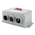 thumbnail image 4 of 12V Compact Car Heater 3 Hole 600W‑800W Winter Fast Heating Warmer Frost Removing Low Noise, 4 of 7