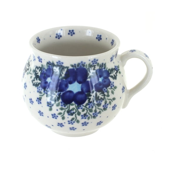 Blue Rose Polish Pottery Melanie Bubble Mug