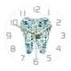 thumbnail image 2 of Reloj de Pared con Dientes, Reloj de Pared para Dormitorio, Decoración Del Hogar, 30 Cm, Fácil de Leer, Movimiento Silencioso, 2 of 9