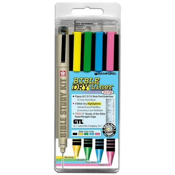 G T Luscombe 242900 Sanford Dry Bible with Liner Plus Study Kit - 5 Piece