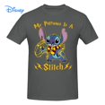 thumbnail image 1 of Disney My Patronus Is A Stitch T shirt Harajuku Short Sleeve T-shirt 100% Cotton Graphics Tshirt Brands Tee TopXXL Gao Jinjia LED, 1 of 2