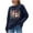 03 Navy, variant on Weiqiqre Women Sweaters Trendy Long Sleeve Crewneck Fall Outfits Pullover Sweater Tops