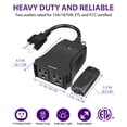 thumbnail image 4 of Fosmon Wireless Remote Control Outlet (2 Outlets, 80 Feet Range) ETL Listed (2 Packs), Water Resistant Electrical Remote Outlet for Outdoor Lights, Kitchen Appliances & Household Appliances, 4 of 9