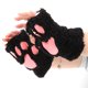 thumbnail image 3 of pares de guantes para mujer, cálidos guantes de invierno de medio dedo, bonitos guantes para chicas adolescentes., 3 of 6