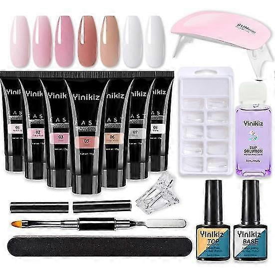 1Set Nail Smoothing Fluid Quick Drying Mild Lightweight Functional Kit for Lady