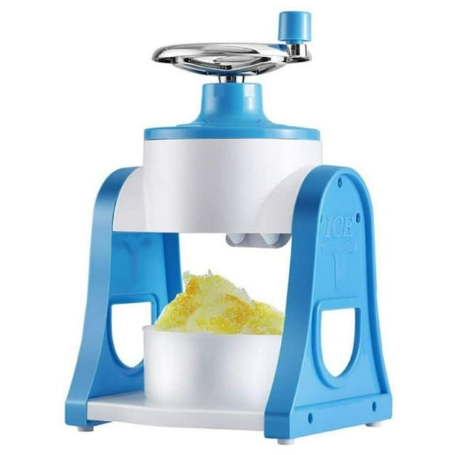 pitrice Hand Crank Shaved Ice Cream Machine Slushie Machine for Snow Cone Margarita Frozen Cocktails Healthy Snacks