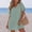 Green, variant on Swimsuit Coverup for Women Waffle Knit V Neck Short Sleeve Beach Coverup Dress Summer Beach Dresses with Pockets(Watermelon Red,L)