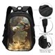 thumbnail image 3 of Balery Dinosaur Bald Eagle Mochila con carga USB para hombre y mujer - Mochila impermeable y antirrobo para laptop con puerto USB para viajes, trabajo, 3 of 7