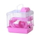 thumbnail image 1 of Jaula para hámster de 2 pisos Hábitat Cama Conejo Conejo Conejillo Rosa claro Yuyangstore Jaula de hámster, 1 of 8