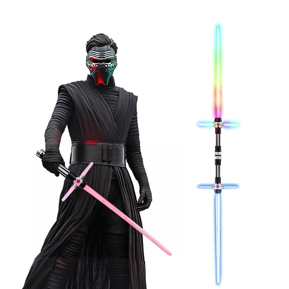 29.5 Inch Galaxy Light Up Toy Sword with Color Changing and FX Sound For Costume Halloween Birthday Celebration