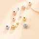 thumbnail image 3 of 10 piezas de cuentas de bola redondas, cuentas espaciadoras plateadas plateadas, suministros de joyería hechos a mano, accesorios para hacer Ropa, zapatos y accesorios Miscelánea Oro Blanco 3MM Qarigey AP010775-01B, 3 of 6