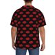thumbnail image 3 of Fotbe Red Beautiful Lips Camisa Estampada de Manga Corta para Hombre, Casual de Verano, Estilo Playero, Sin Arrugas-XX-Large, 3 of 5