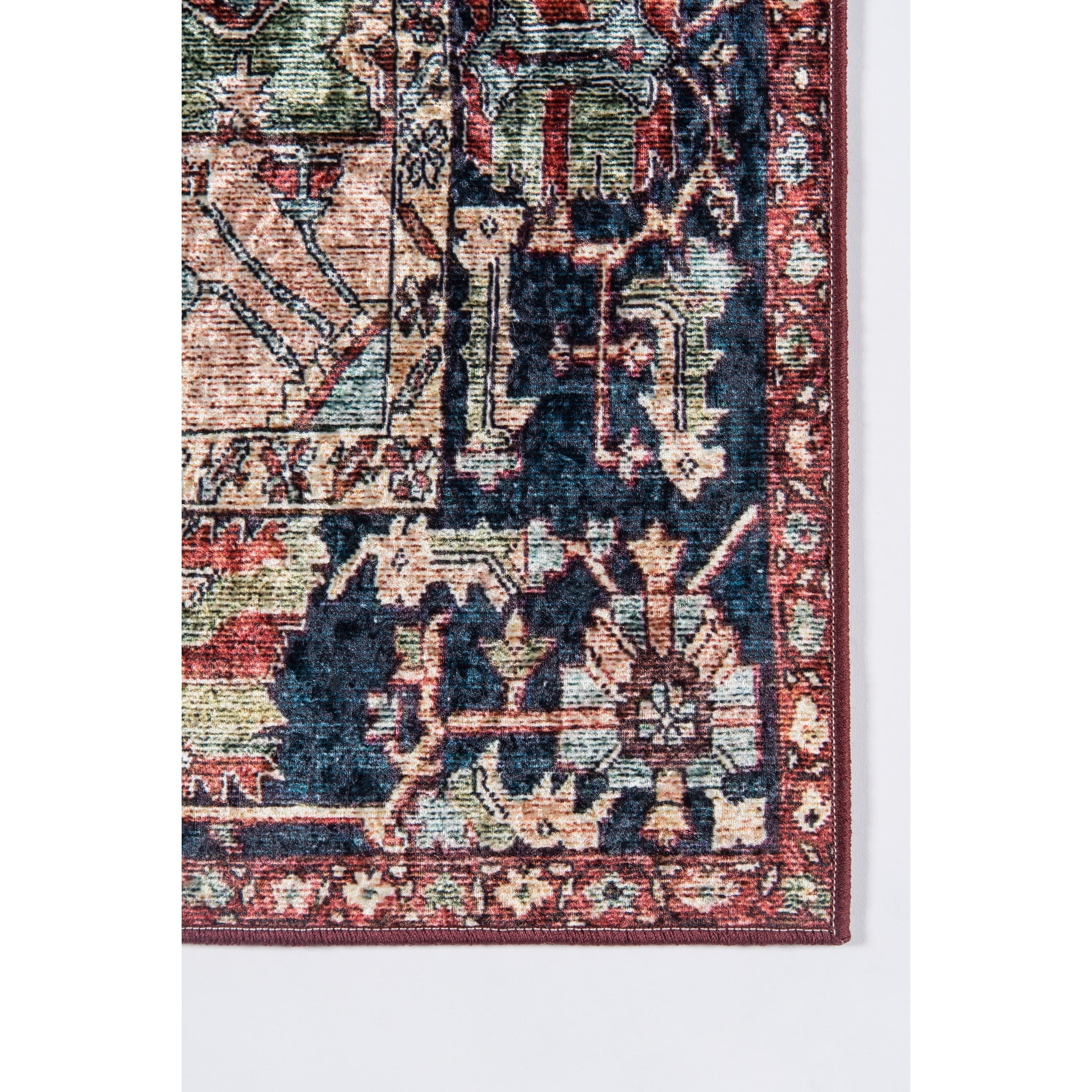 Momeni Traditional Rectangle Area Rug, Multi, 8' X 10'