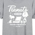 thumbnail image 3 of Peanuts - Charlie Brown Records - Juniors Ideal Flowy Muscle T-Shirt, 3 of 6
