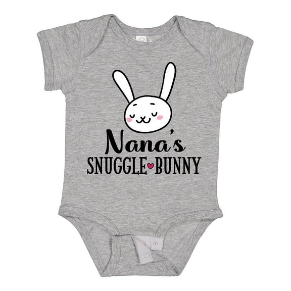 Inktastic Nana Bunny Grandchild Boys or Girls Baby Bodysuit