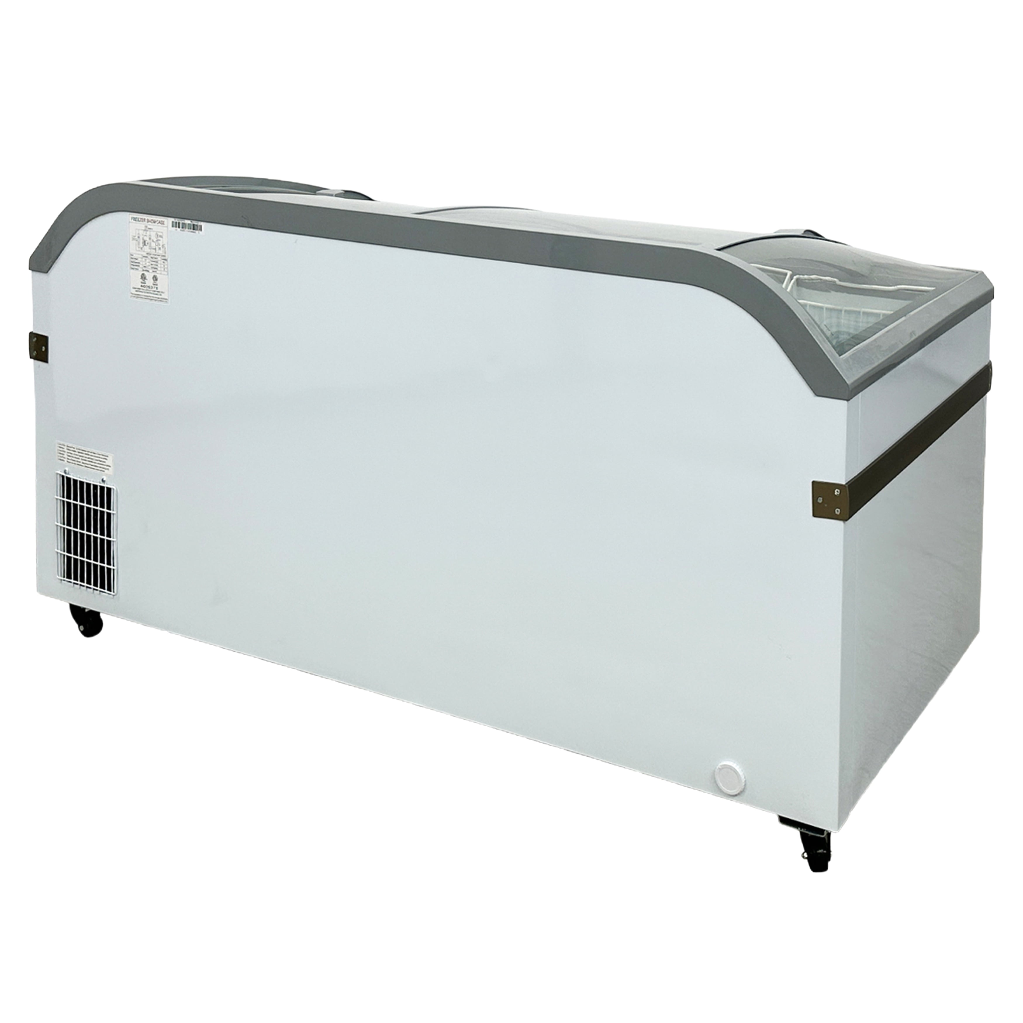 65.5 in. Commercial Ice Cream Gelato Freezer 14 Cu.Ft. Grocery Freezer, Supermarket Food Freezer