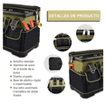 thumbnail image 3 of Bolsa De Herramientas Bloosom  De Cajas Para Electricista Verde Con  Negro, 3 of 4