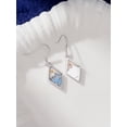 thumbnail image 3 of CACA LADY Mustard Seed Earrings 925 Sterling Silver Turquoise Mountain Dangle Drop Earrings Faith Jewelry Gifts for Women, 3 of 5