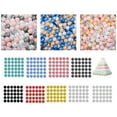 thumbnail image 5 of Wirlsweal 100Pcs 2.17" Ball Pit Balls Thickened Odor-free High Elastic Safe Bite-resistant Entertainment PE Material Macaron Tent Filler Color Pit Balls Kids Gift, 5 of 11
