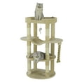thumbnail image 2 of Go Pet Club F822 46 in. Jungle Rope Cat Tree Scratcher House with Sisal Covered Posts, Beige, 2 of 4