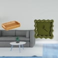 thumbnail image 2 of Cestas de almacenamiento,Cestas de almacenamiento de cocina tejidas con asas hechas a mano,Reloj de pared,Reloj de pared decorativo para baño y dormitorio.,Reloj de pared cuadrado silencioso y, 2 of 8